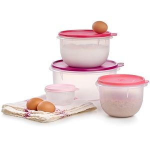 Tupperware 4pc set Mixing Bowl